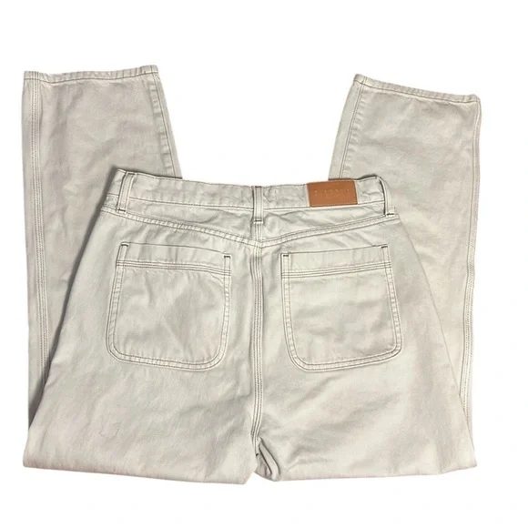 Pistola Revolve Cassie Crop Jeans in Adobe Cream Womens Size 27 - Picture 15 of 16